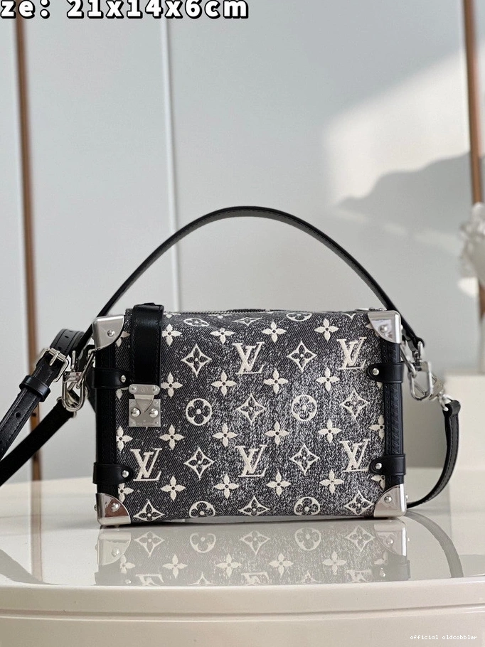 Official oldcobbler VUITTON TRUNK SIDE MM LOUIS 0729